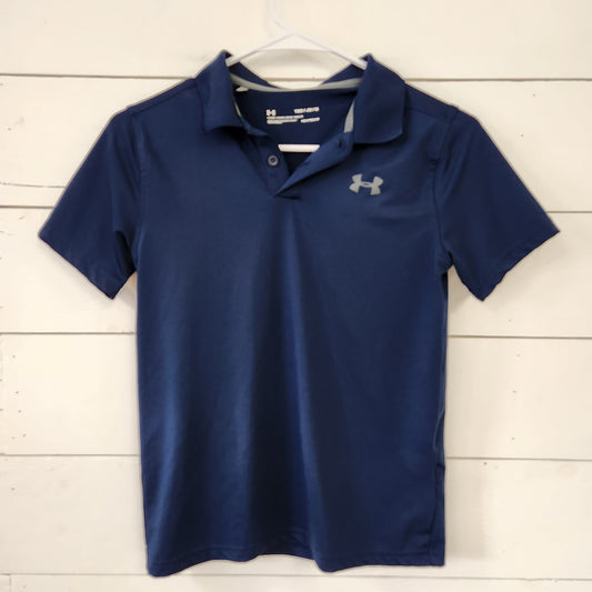 Size 10-12 M  | Under Armour Blue Polo