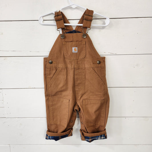 Size 9m  | Carhartt Lined Bib Overalls