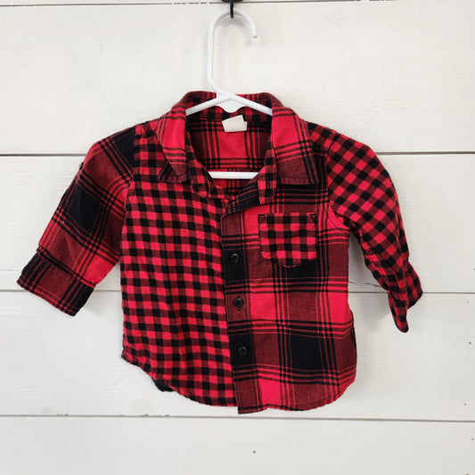 Size 3-6m  | Baby Gap Plaid Button Down