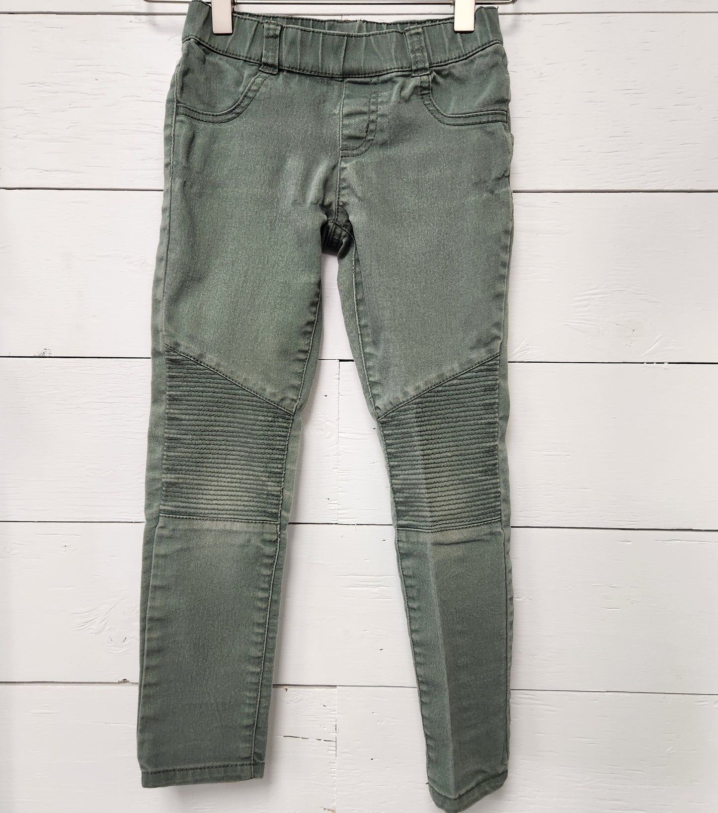 Size 6 | Crazy 8 Green Moto Pants