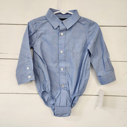 Size 12-18m | Andy & Evan Button Down Onesie NWT