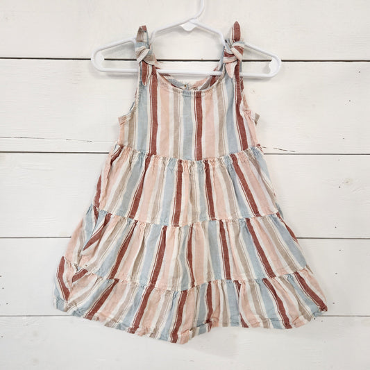 Size 2t | Little Co. Tie-Shoulder Dress