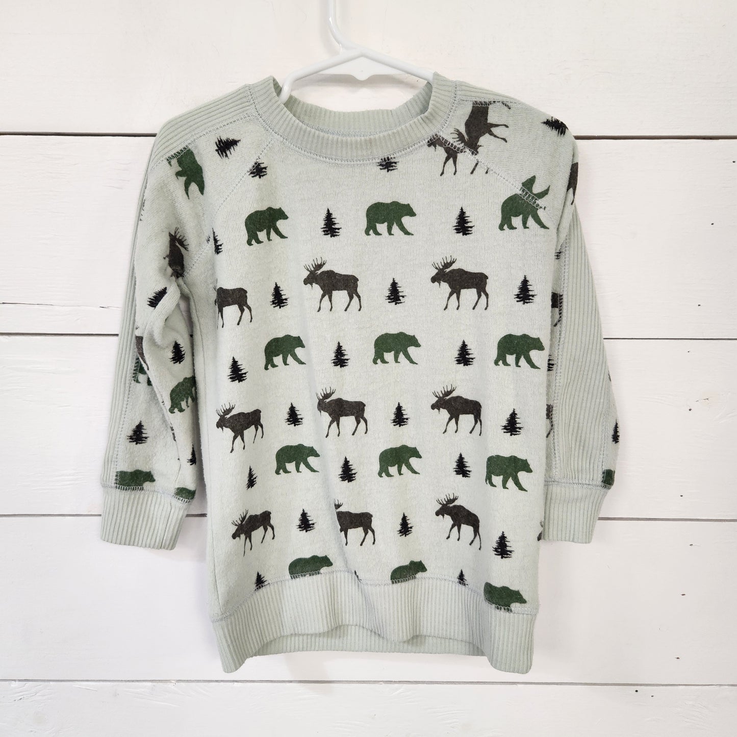 Size 4t | Chaser Wildlife Pattern Crew Shirt