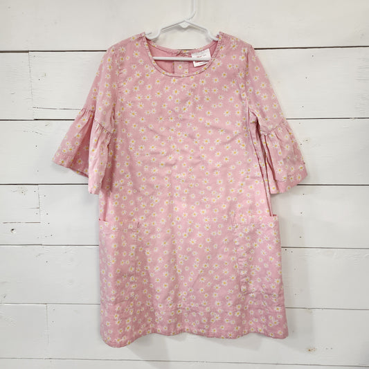 Size 8 | Hanna Andersson Pink Daisy Dress