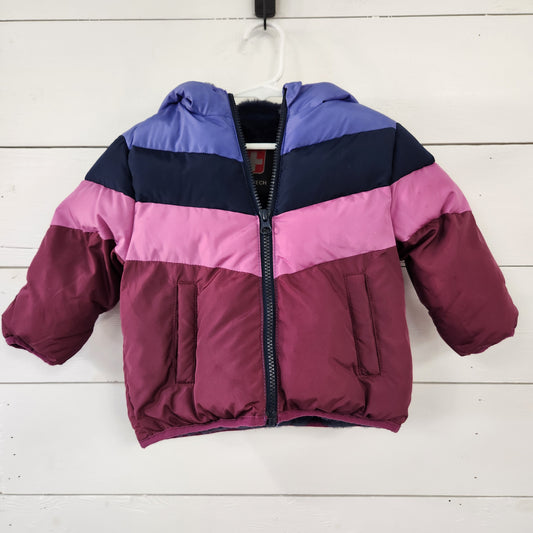 Size 12m | Swiss Tech Blue & Purple Coat