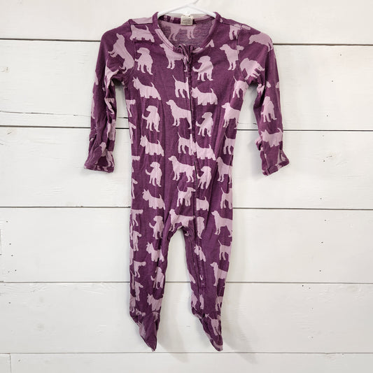 Size 6-9m | Kate Quinn Purple Puppy Sleeper