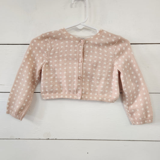Size 6-12m | Baby Gap Pink Polka Dot Sweater