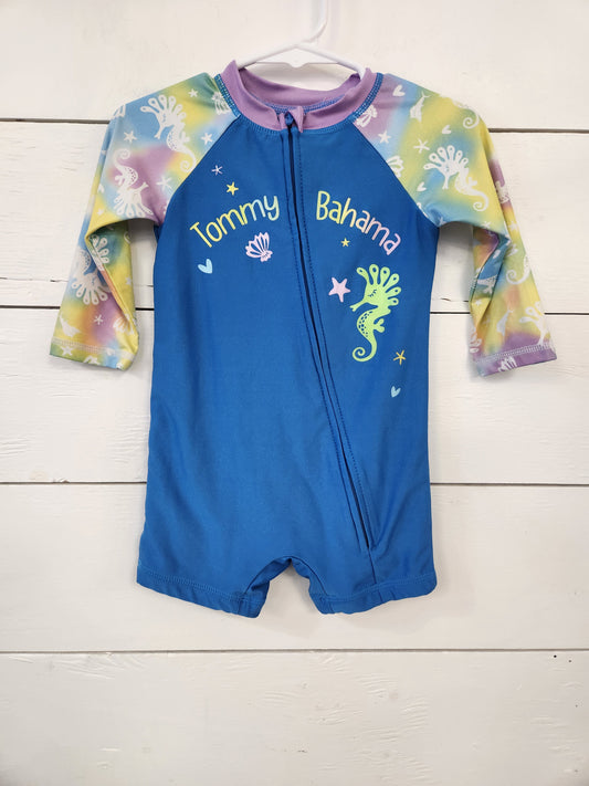 Size 6-12m | Tommy Bahama Seahorse Swimsuit