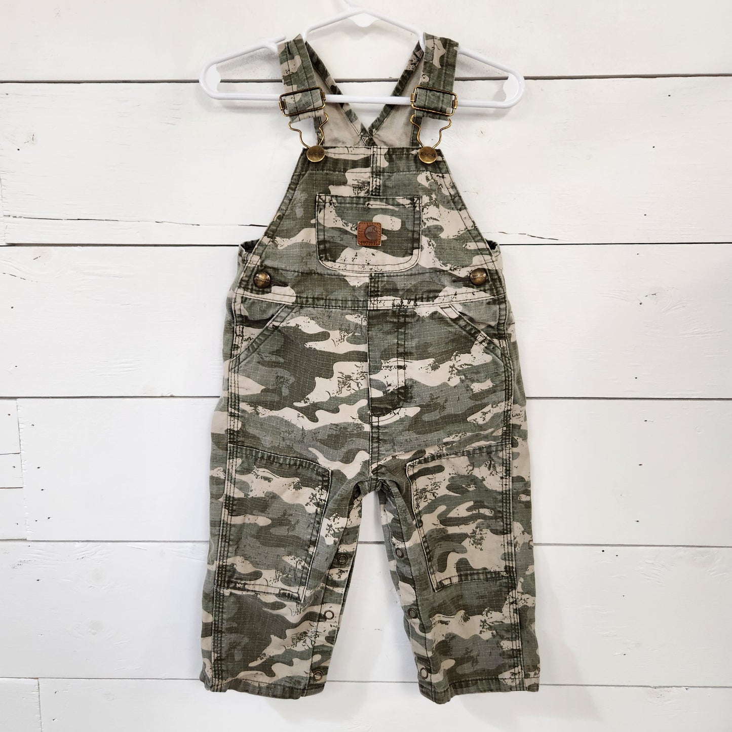 Size 12m | Carhartt Camo Overalls