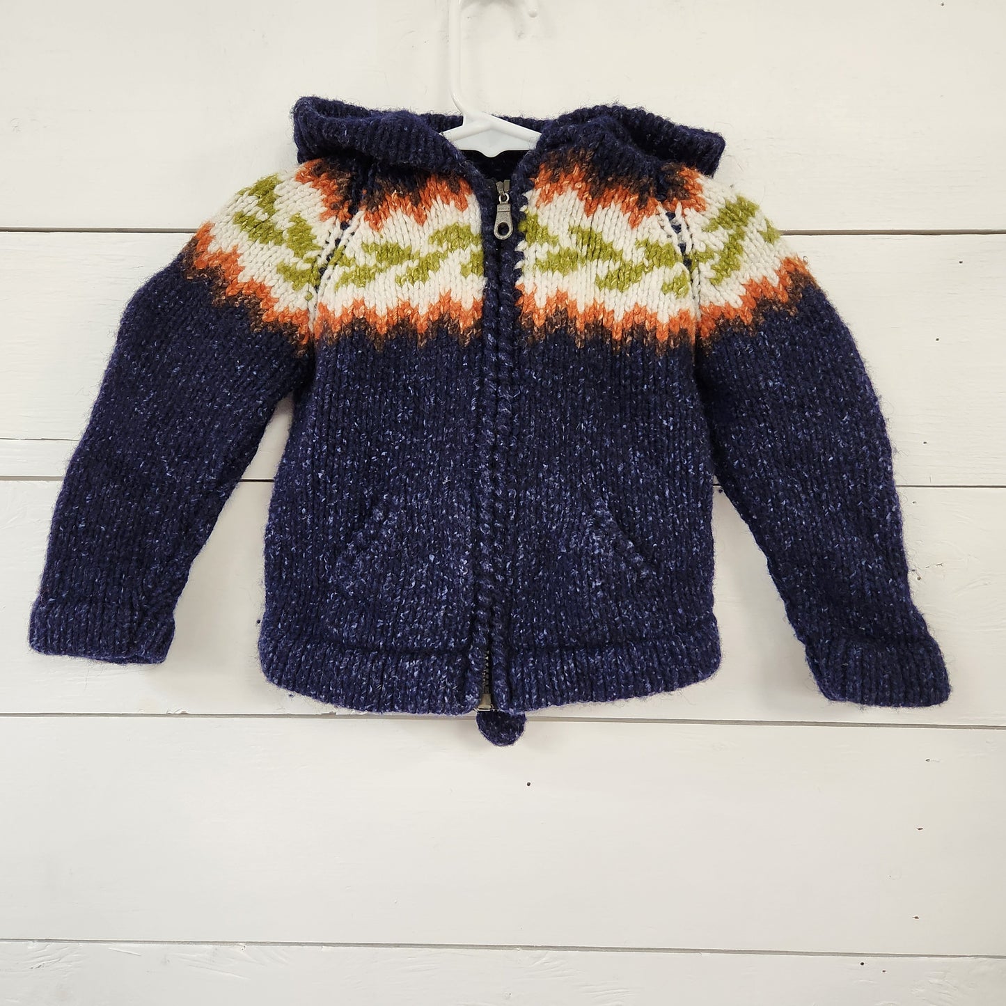 Size 2t | The Better Sweater Blue Zippered Sweater