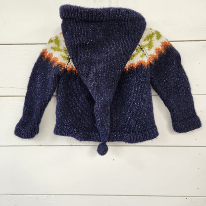 Size 2t | The Better Sweater Blue Zippered Sweater