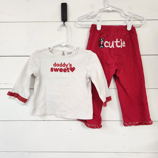 Size 18-24m | Gymboree Daddy's Sweetheart Set
