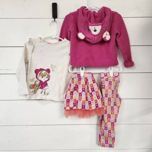 Size 18-24m | Gymboree 4pc Pink Set