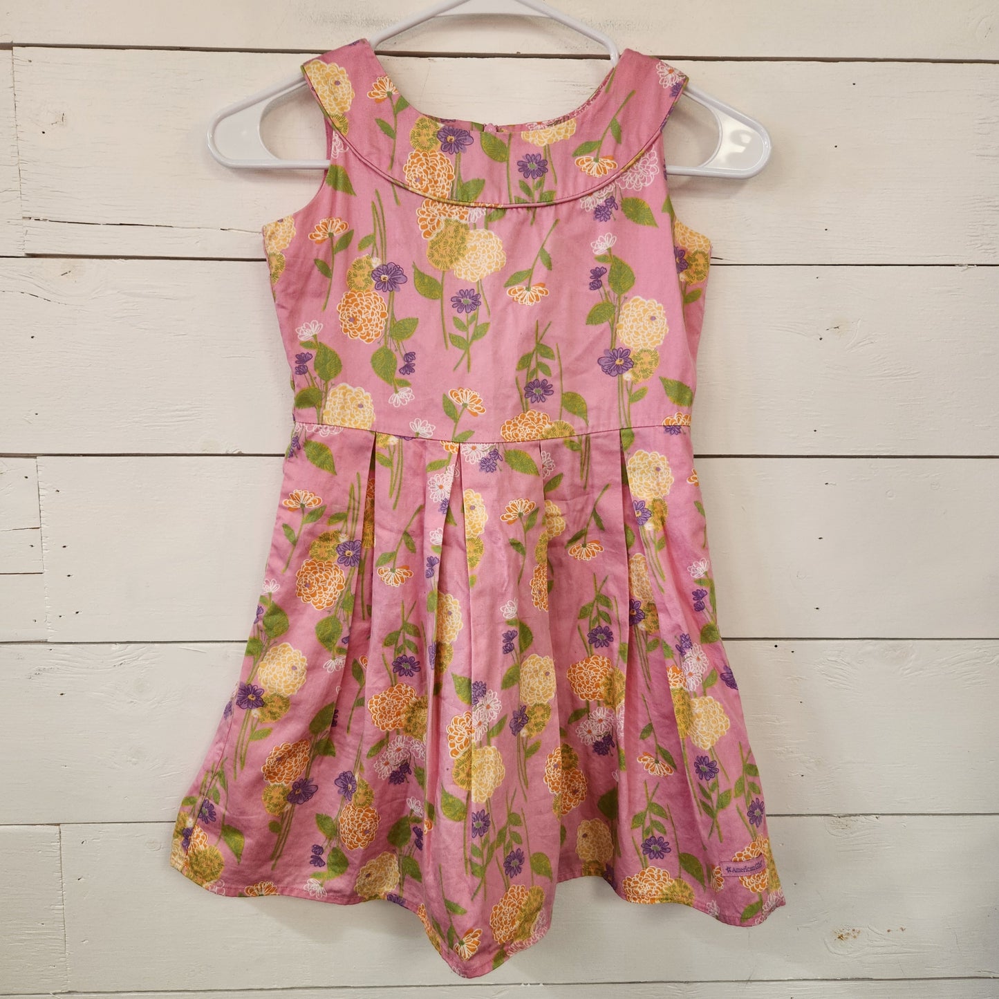 Size 7 | American Girl Pink Floral Dress