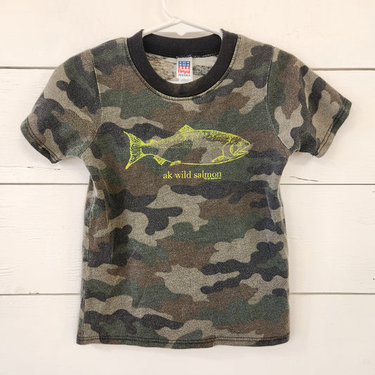 Size S | AK Wild Salmon Camo Shirt