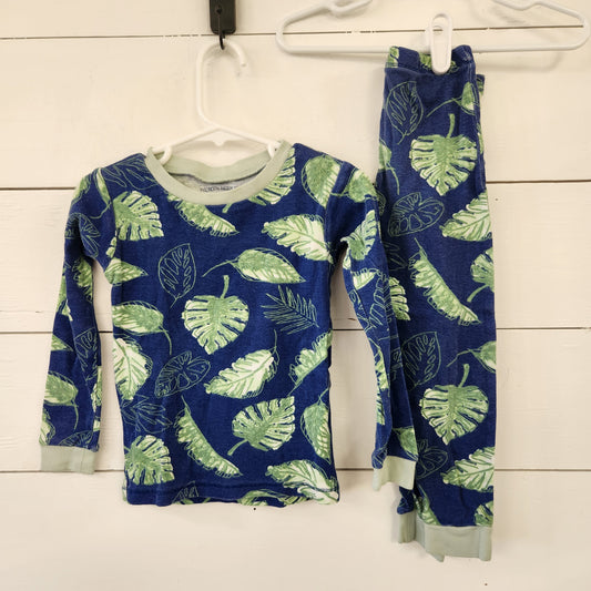 Size 4t | Burt's Bees Palm Leaf Pajama Set