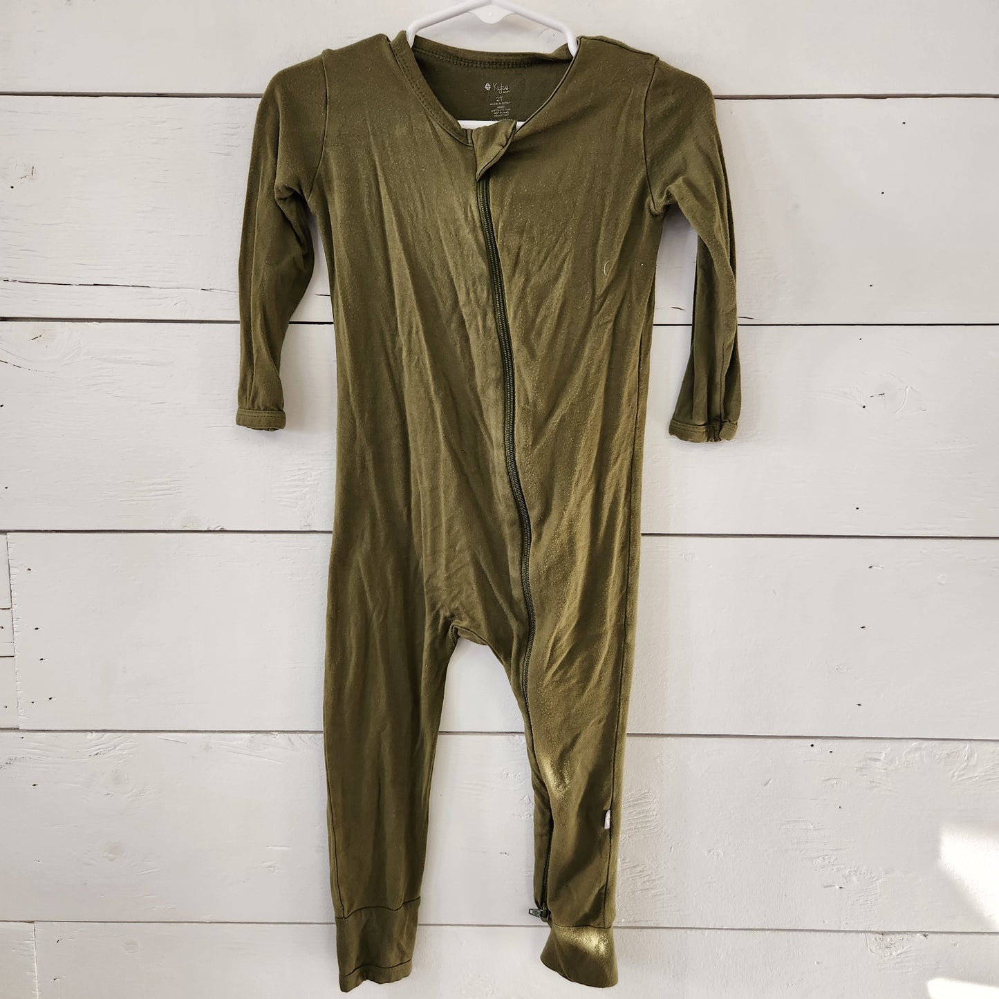 Size 2t | Kyte Green Romper