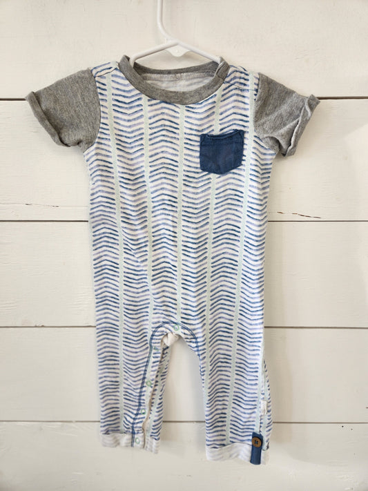 Size 3-6m | Burt's Bees Snap Romper