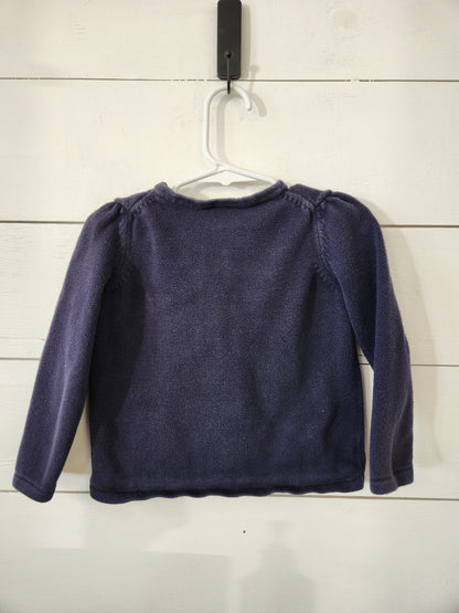 Size 2t | Janie and Jack knit button up sweater