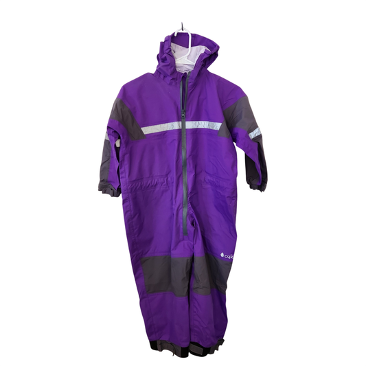 Size 8-9 | Oaki Kids' Purple Rainsuit | UBNUU