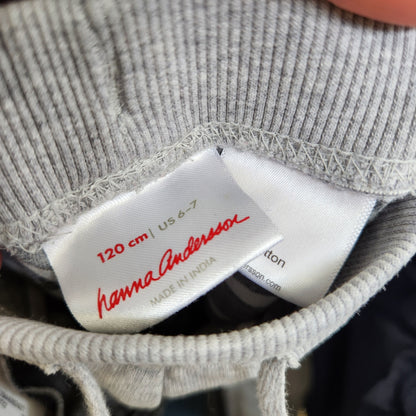 Size 6-7 | Hanna Andersson Grey Lined Sweatpants | UBNUU