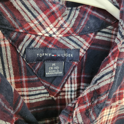 Size 8-10 | Tommy Hilfiger Navy Plaid Shirt | UBNUU