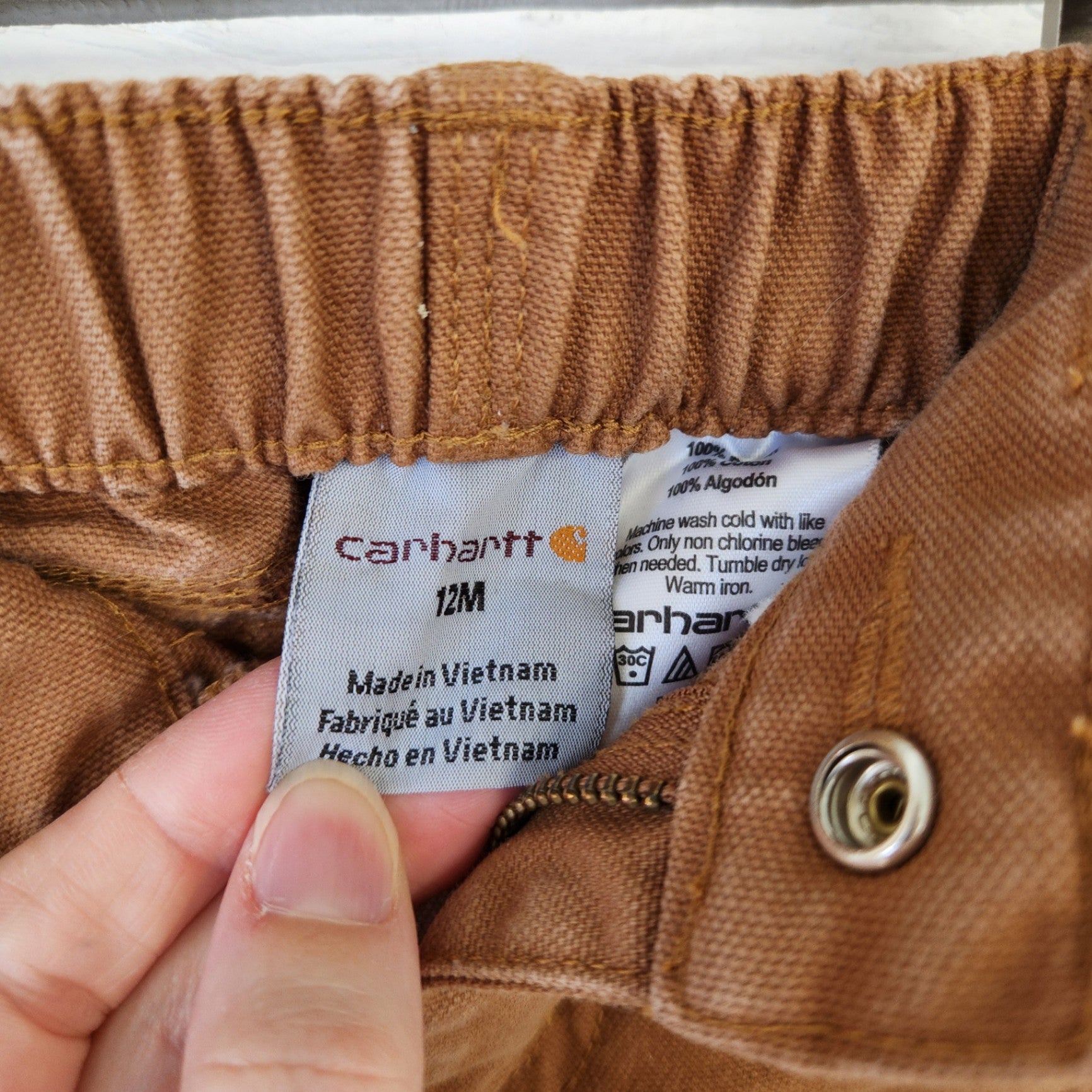 Size 12m | Carhartt Brown Pants | UBNUU