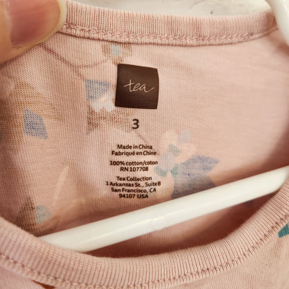 Size 3t | tea Pink Floral Dress | UBNUU