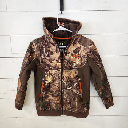 Size S | Under Armour Kids' Camo Jacket | UBNUU