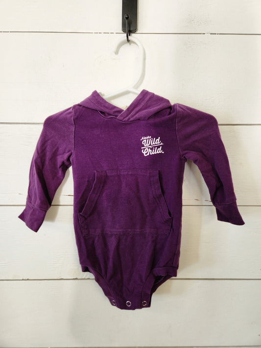 Size 3-6m | Alaska's Wild Child Kids' Hooded Onesie | UBNUU