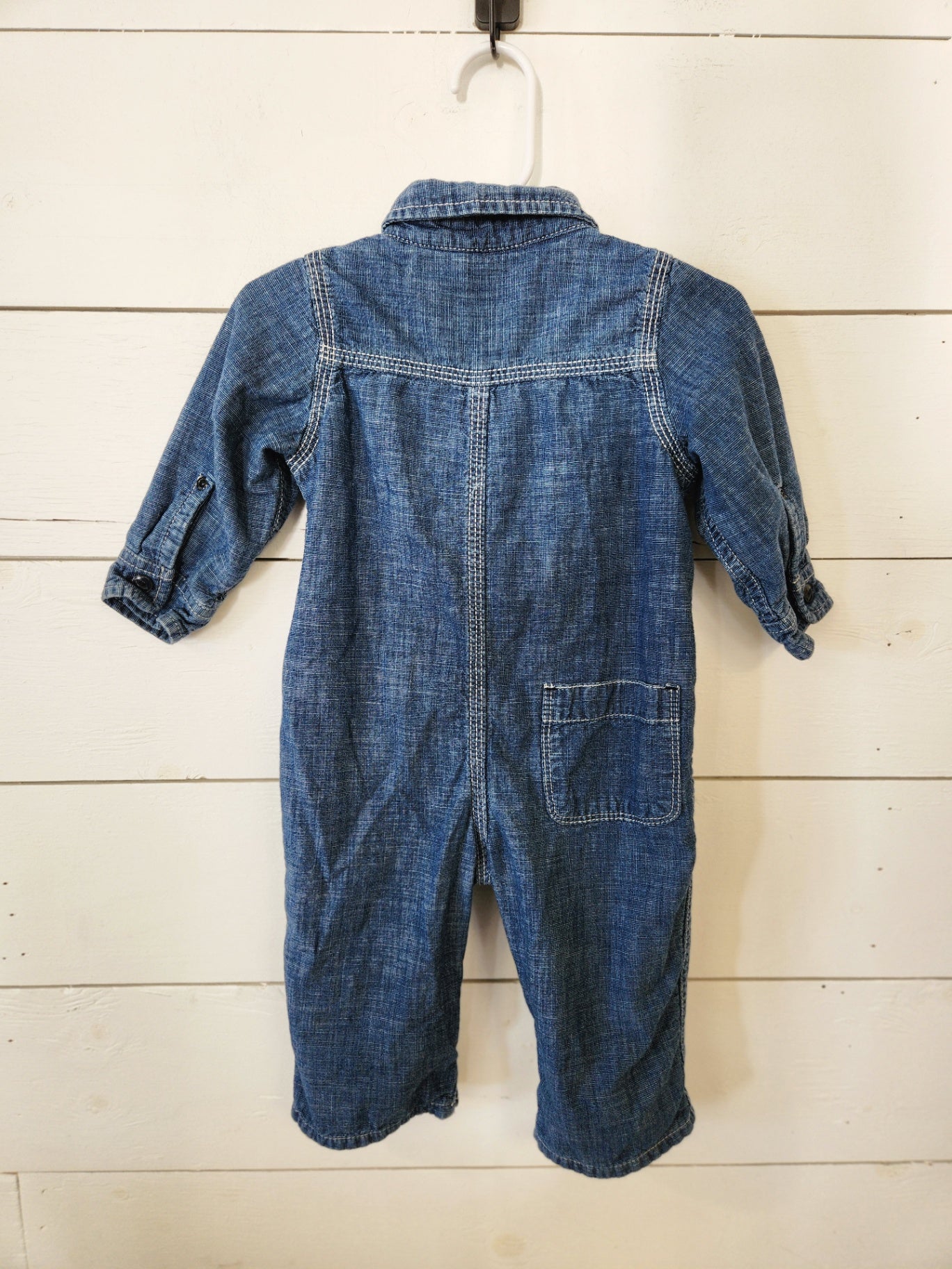Size 12-18m | BabyGap Kids' Denim Jumpsuit | UBNUU