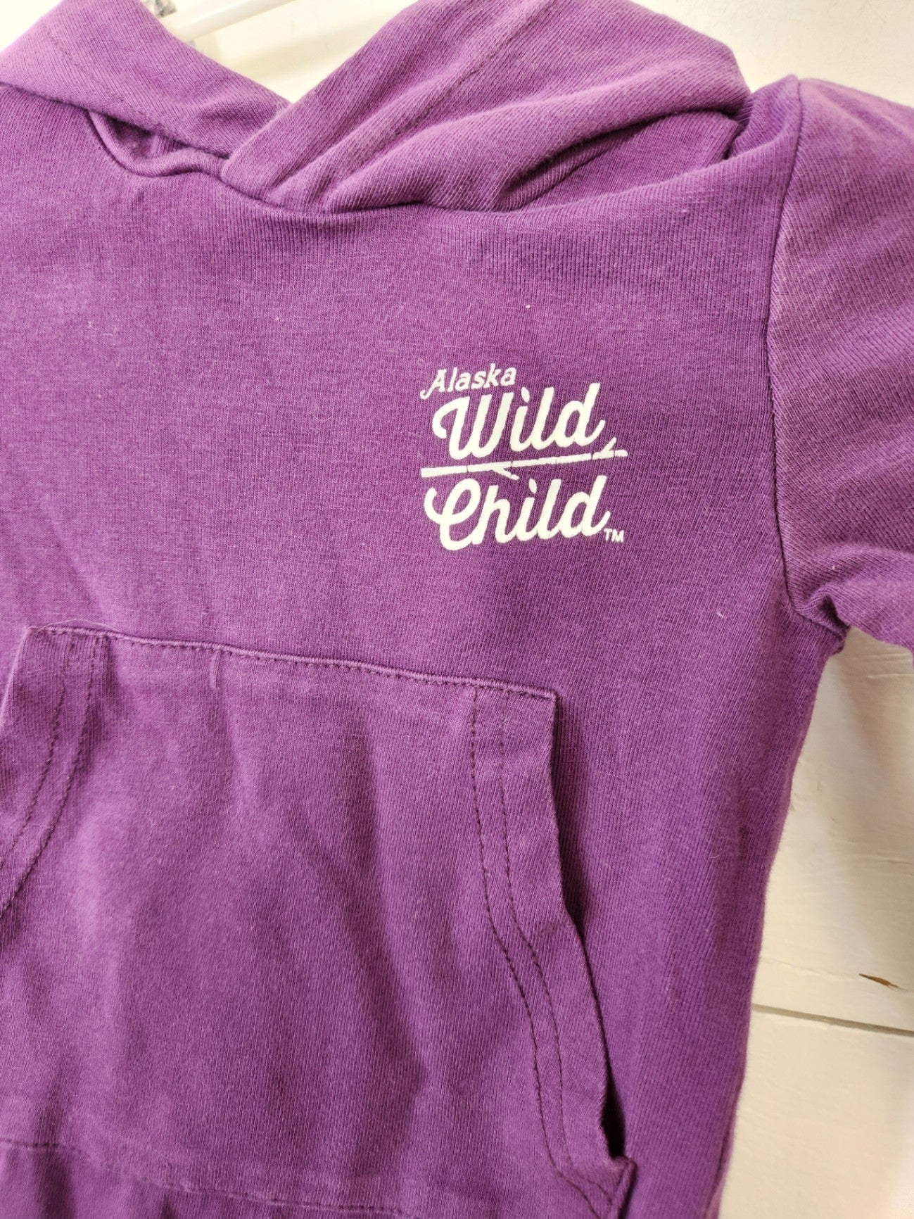 Size 3-6m | Alaska's Wild Child Kids' Hooded Onesie | UBNUU
