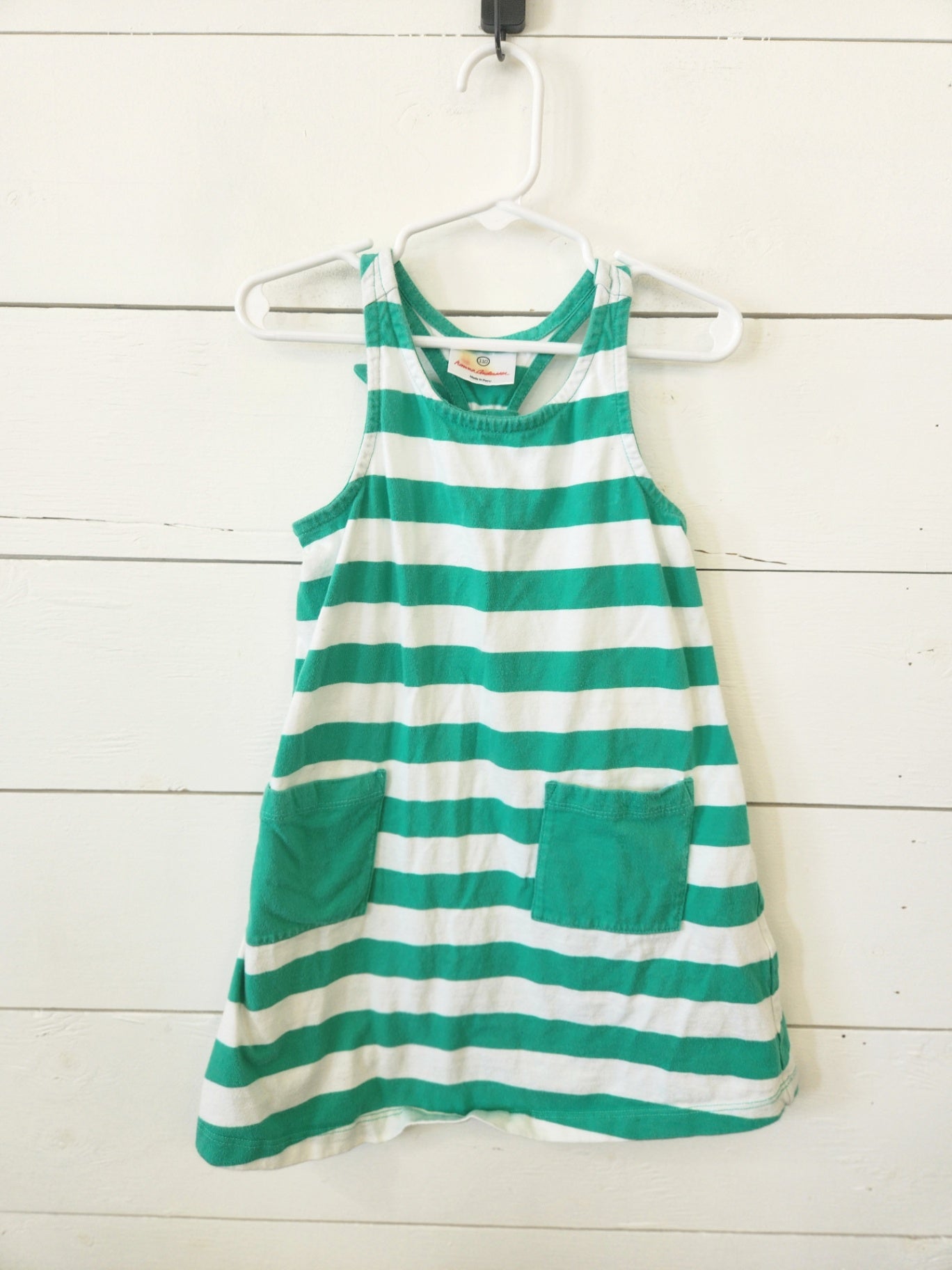 Size 5 (110) | Hanna Andersson Striped Dress | UBNUU