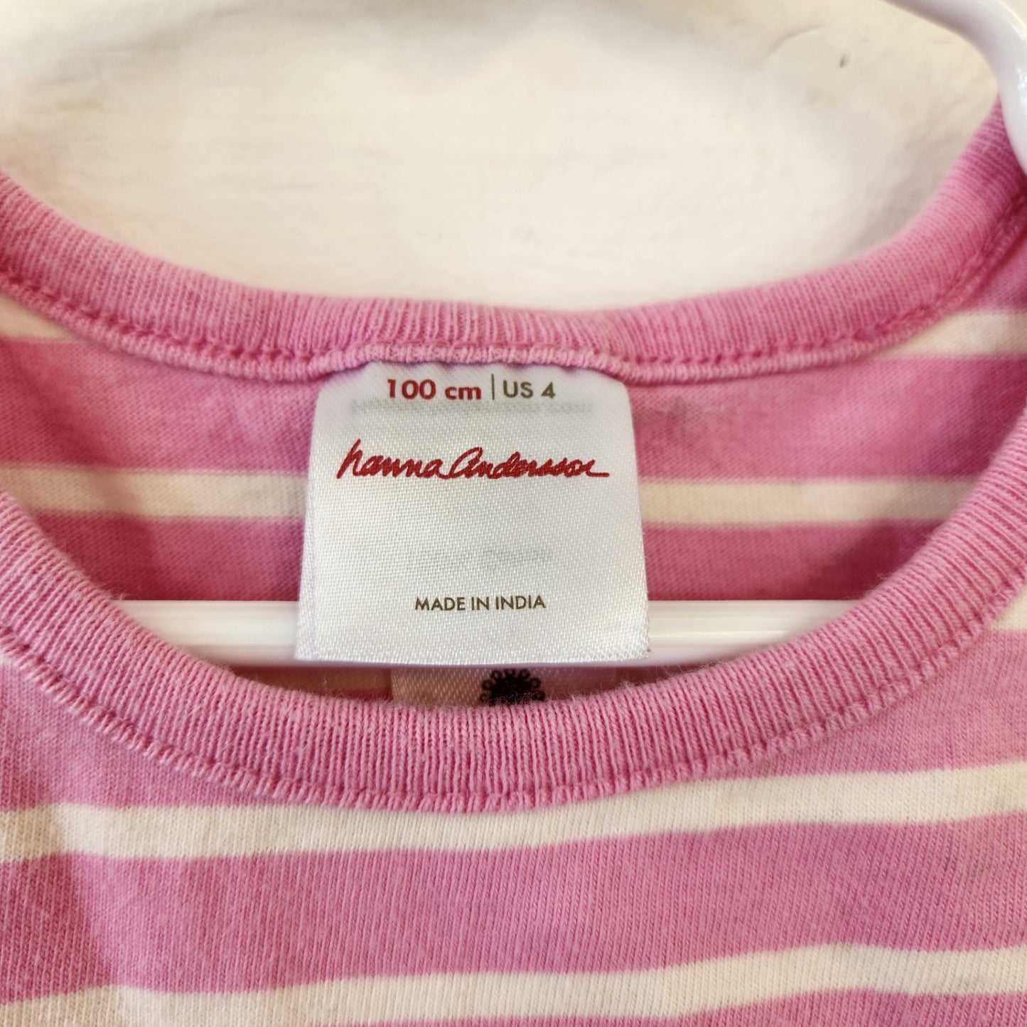 Size 4t | Hanna Andersson Pink Striped ChristmasDress | UBNUU