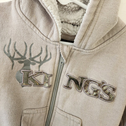 Size 12m | KING'S Camo Kids' Hoodie | UBNUU