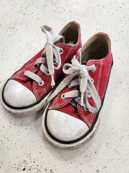 Size 8 | CONVERSE Kids' Red Shoes | UBNUU