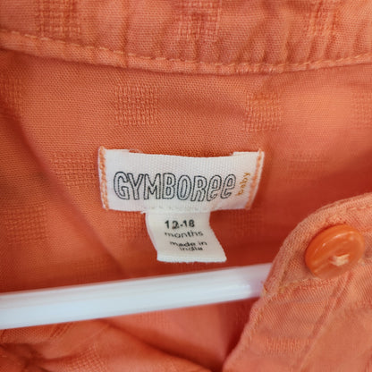 Size 12-18m | GYMBOREE Orange and FloralSet | UBNUU