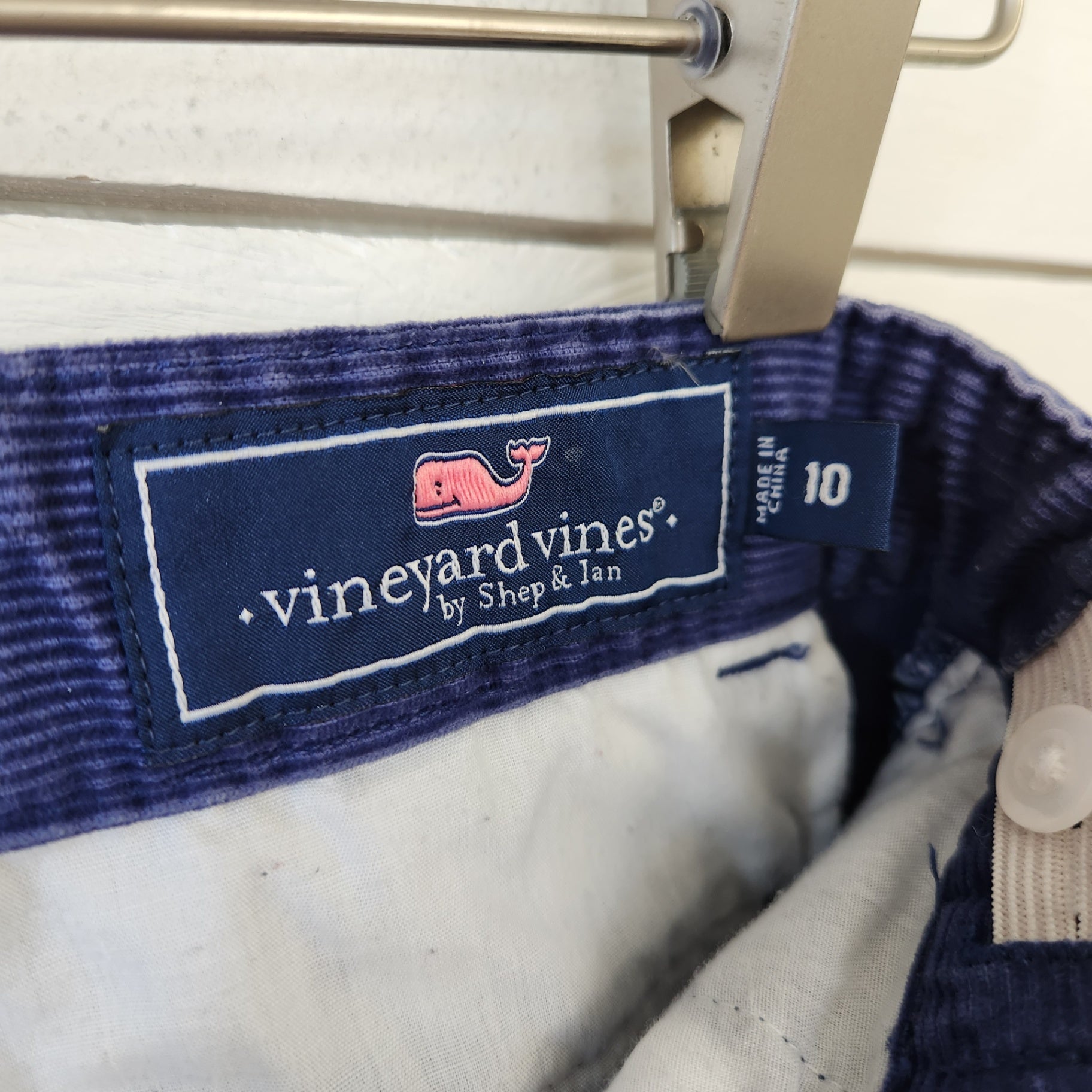 Size 10 | vineyard vines Navy Whale Kids' Pants | UBNUU