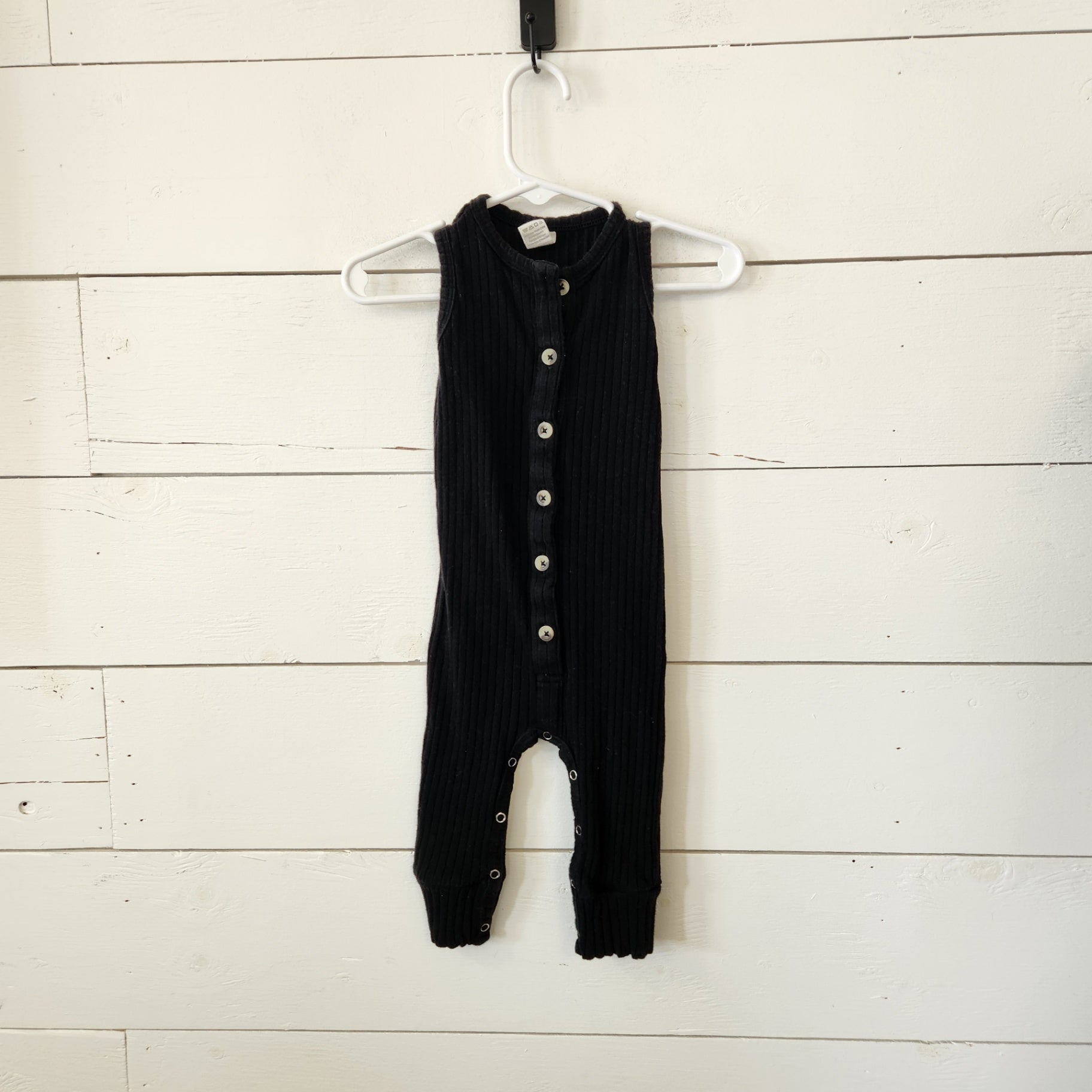 Size 6-12m | Kat Kids' Black Romper | UBNUU