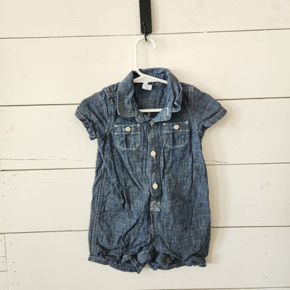 Size 6-12m | GAP Kids' Denim Romper | UBNUU