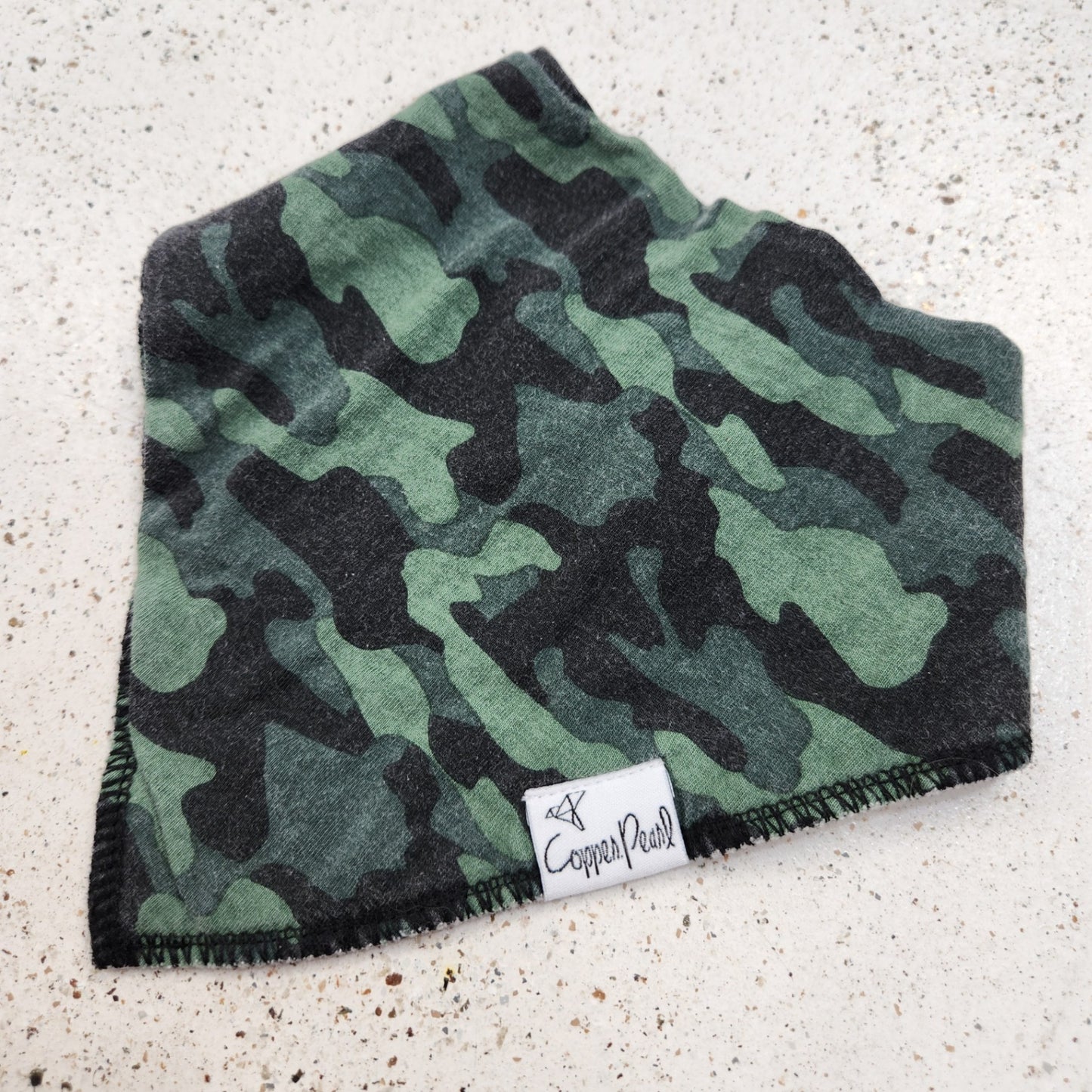 Size OS | Copper Pearl Camo Baby Bib | UBNUU