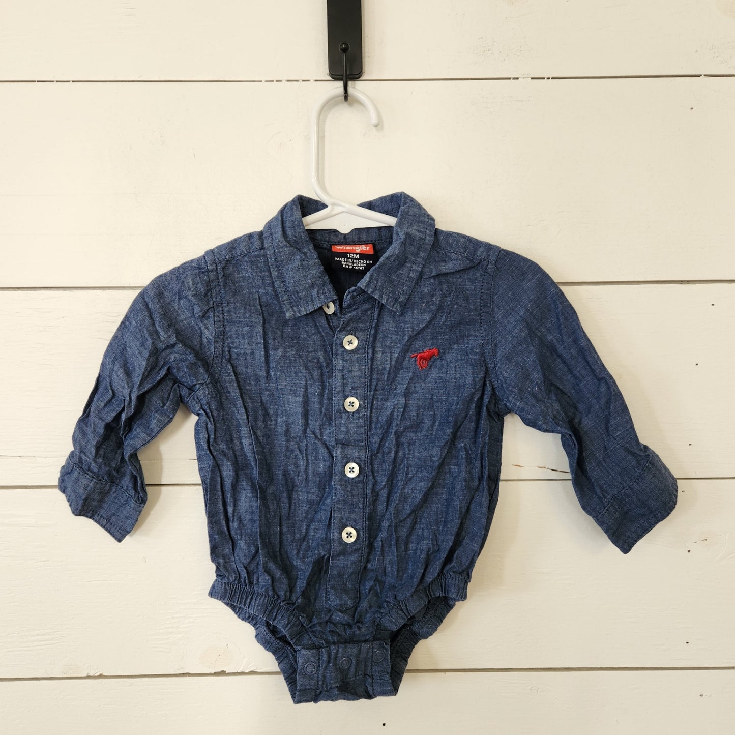Size 12m | Wrangler Baby Bodysuit | UBNUU