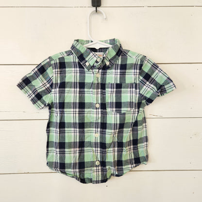 Size 12-18m | GYMBOREE Green Kids' Shirt | UBNUU
