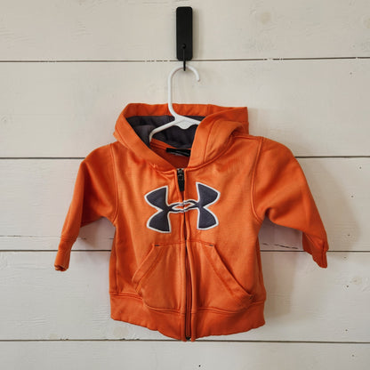 Size 6-9m | Under Armour Kids' Orange Hoodie | UBNUU