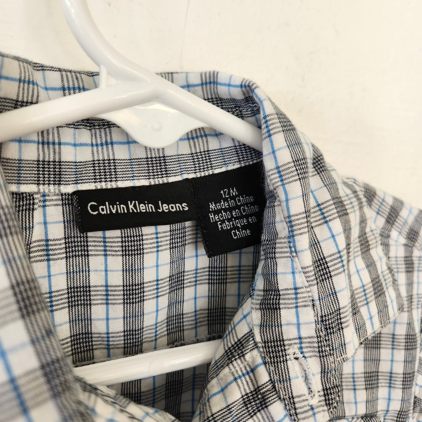 Size 12m | Calvin Klein Kids' Buttondown | UBNUU