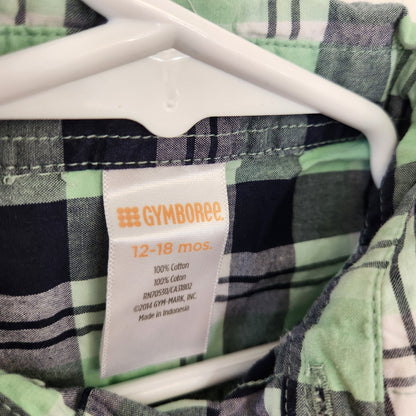 Size 12-18m | GYMBOREE Green Kids' Shirt | UBNUU