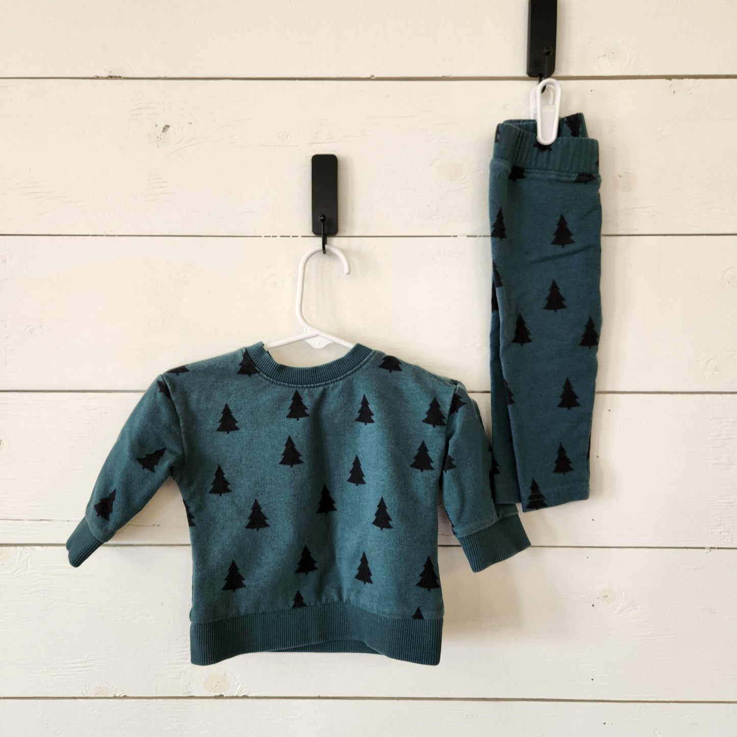 Size 3-6m | Hanna Andersson Kids' Tree Sweater Set | UBNUU