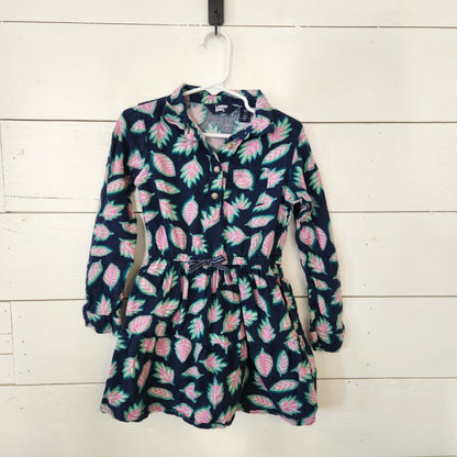 Size 4-5 | LANDS' END Palm Leaf Dress | UBNUU