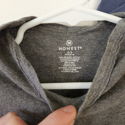 Size 0-3m | Honest Kids' Bodysuit (2 Pack) | UBNUU