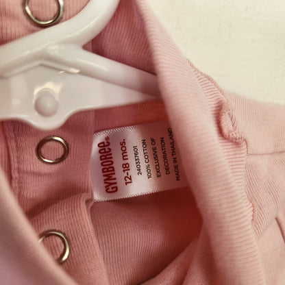 Size 12-18m | GYMBOREE Pink Baby Bodysuit | UBNUU